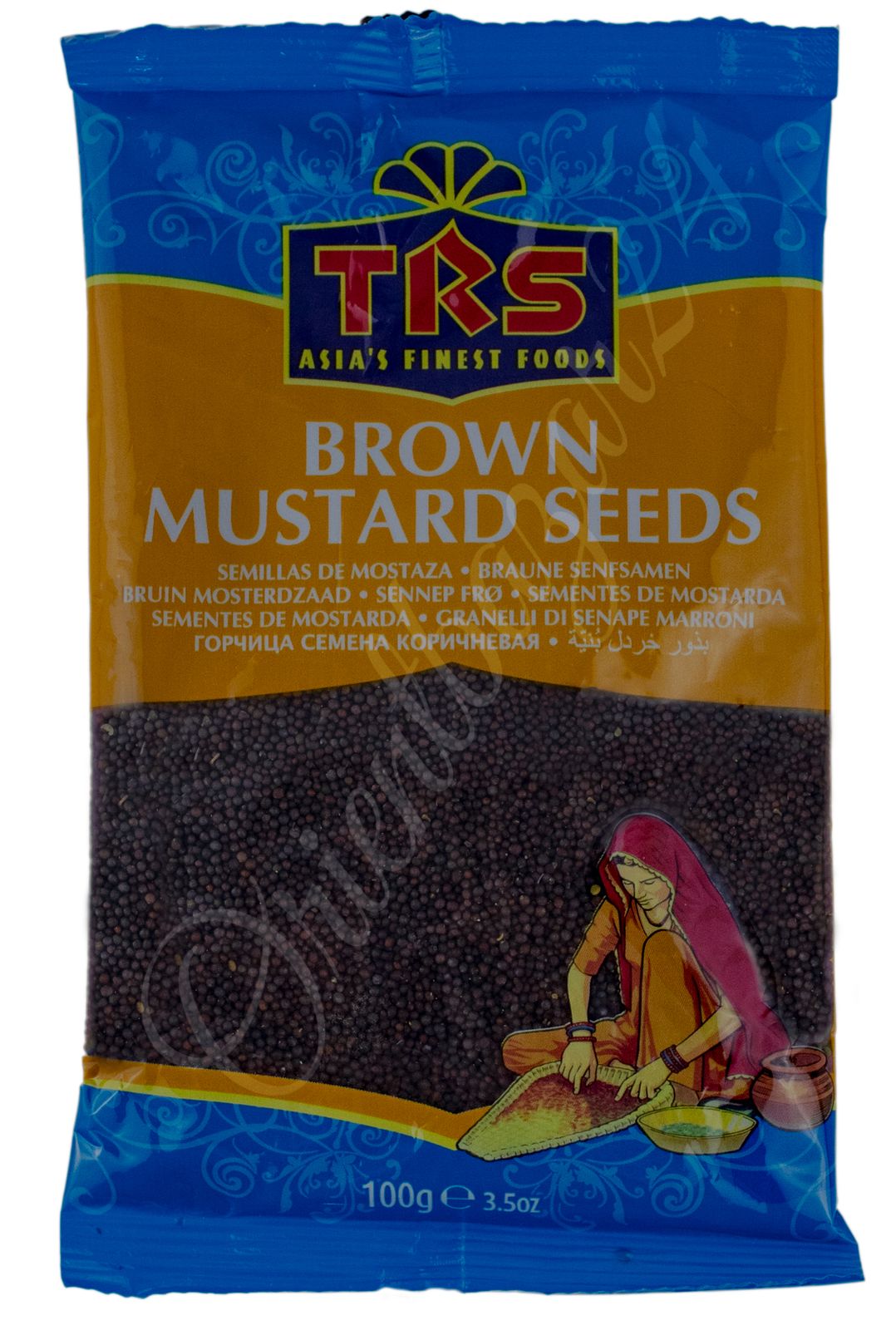 TRSBraune Senftsamen 100 Gramm Brown Mustard Seeds, Samen Orientbazar24