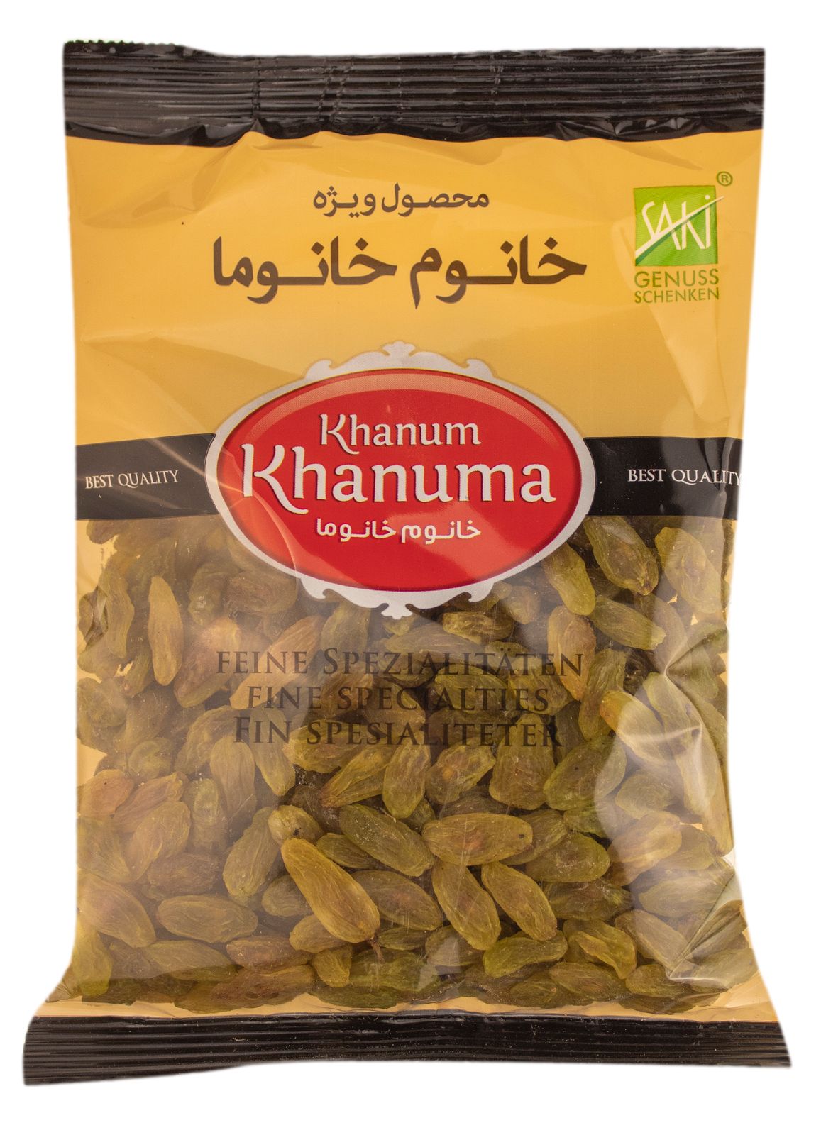 Khanum Khanuma grüne Rosinen 300gr Persische & afghanische